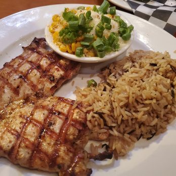 Liberty Park Grill - Cilantro lime chicken with rice and corn - American Near Me - Clarksville, Tennessee