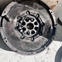 Adams Autoworx Albany - The burnt out VW stock clutch that was replaced