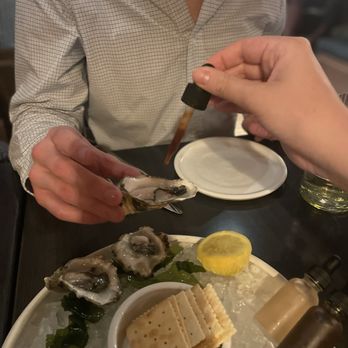 Alteño - Oysters with their cool lil sauce droppers. Also can't stand oysters till today. - Mexican Near Me - Denver, Colorado Alteño - Oysters with their cool lil sauce droppers. Also can't stand oysters till today. - Mexican Near Me - Denver, Colorado