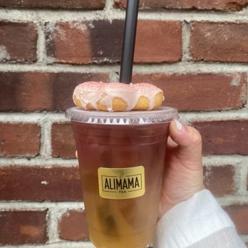 AlimamaTea - White Peach Sencha w Aiyu Jello - Desserts Near Me - New York, New York