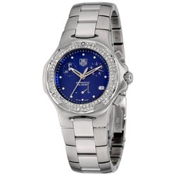 Loucri Jewelers - TAG KIRIUM STAINE STEAL BLUE DIAL AFTER MARKER DIAMOND  BZL BRACELET 34MM