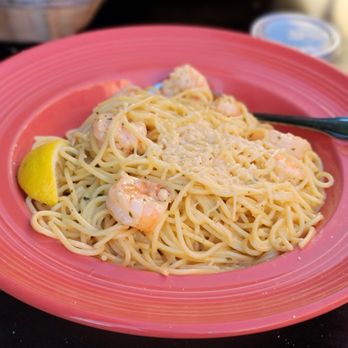 Roman Cucina - Shrimp with spagetti noodles - Italian Near Me - Fullerton, California Roman Cucina - Shrimp with spagetti noodles - Italian Near Me - Fullerton, California