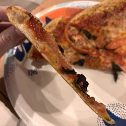 Joe's New York Pizza - Very thin but ordered regular crust