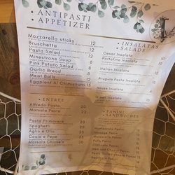 Vida Cafe - Menu