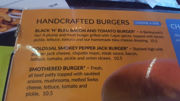 Menu photo 3 Barleycorn's Lakeside Park Lakeside Park, KY