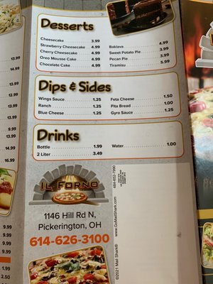 Menu photo 1 IL Forno Pickerington, OH Menu photo 1 IL Forno Pickerington, OH