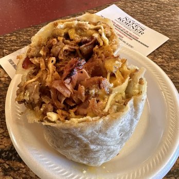 Nate's Korner - Three Meat/Three Egg Breakfast Burrito - Breakfast & Brunch Near Me - Santa Ana, California