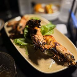 Realm Rooftop Bar & Lounge - Chili prawns