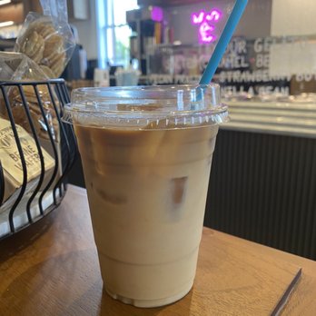 The Black Door Cafe - Strawberry honey latte - Cafes Near Me - Charleston, South Carolina The Black Door Cafe - Strawberry honey latte - Cafes Near Me - Charleston, South Carolina