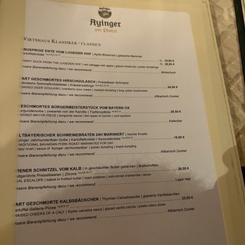 Wirtshaus Ayingers - German Near Me - Munich, BY