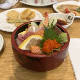 Chirashi bowl soooo good!