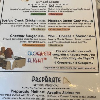Dos Croquetas - Menu - Bakeries Near Me - Miami, Florida