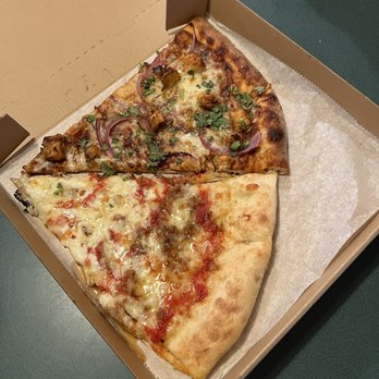Best Pizza & Brew Escondido - BBQ Chicken Pizza slice - Beer, Wine & Spirits Near Me - Escondido, California