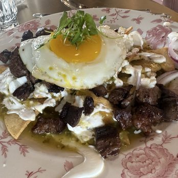Little Hen - Chilaquiles with churrasco - Breakfast & Brunch Near Me - Weston, Florida