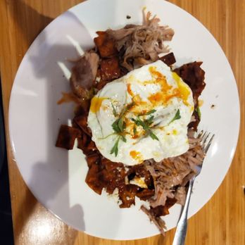 Early Bird - Carnitas Chilaquiles very very big plate and very good. too it iff with Momosas and call me in the morning. Dr. Feelgood... - New American Near Me - Fullerton, California