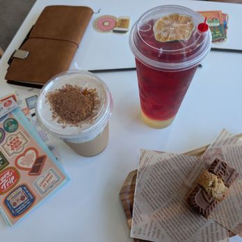 Haru - Biscoff Latte, Tea Tox Lemon, and a Biscoff Bar - Coffee & Tea Near Me - Buena Park, California Haru - Biscoff Latte, Tea Tox Lemon, and a Biscoff Bar - Coffee & Tea Near Me - Buena Park, California
