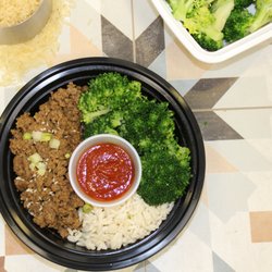 Xcellent Nutrition - Teriyaki Ground Beef With Rice and Broccoli