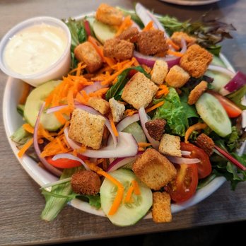 Jumpin Jakes - Side garden salad. Included with my dinner entree. - Seafood Near Me - Old Orchard Beach, Maine Jumpin Jakes - Side garden salad. Included with my dinner entree. - Seafood Near Me - Old Orchard Beach, Maine