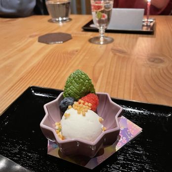 Hinata - Yuzu sherbet dessert - Sushi Bars Near Me - San Francisco, California Hinata - Yuzu sherbet dessert - Sushi Bars Near Me - San Francisco, California