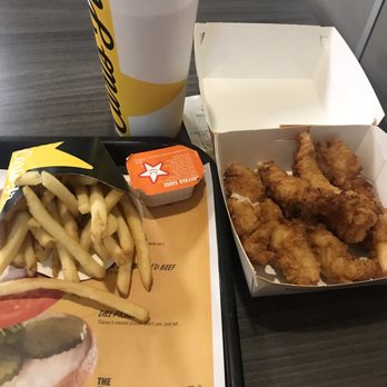 Carl's Jr - Worst chicken tenders I've ever had, chewy and tasteless. - Fast Food Near Me - Orange, California