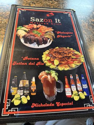 Menu photo 2 Sazon It Mexican Grill Rialto, CA Menu photo 2 Sazon It Mexican Grill Rialto, CA
