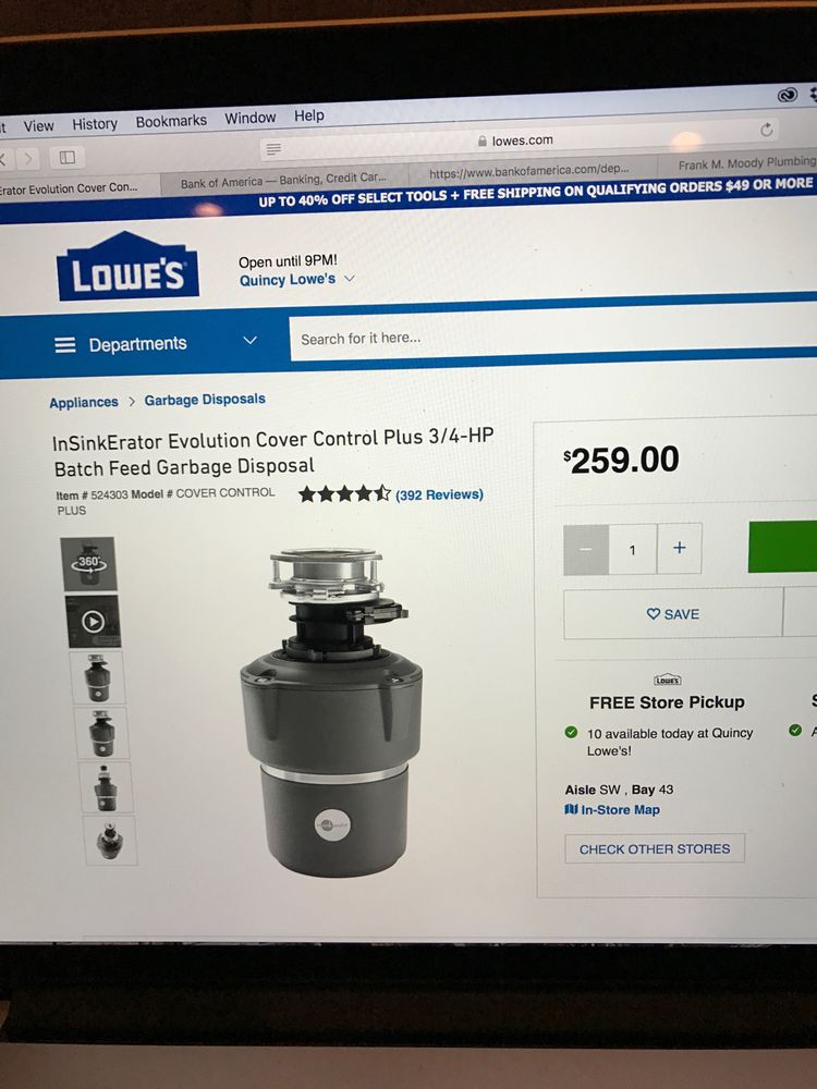 Slide of Frank M. Moody Plumbing & Heating Co.