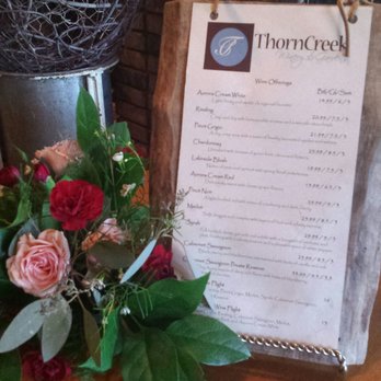 Thorncreek Winery & Gardens - Wine menu - Wineries Near Me - Aurora, Ohio Thorncreek Winery & Gardens - Wine menu - Wineries Near Me - Aurora, Ohio