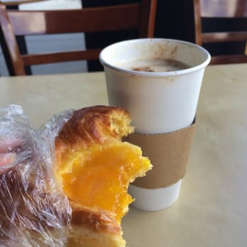 Beans Coffee Company - Hot Mocha Almond cream and apricot Danish! - Coffee & Tea Near Me - Waterford, California