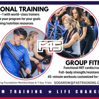 F45 SoDa Row - Gyms Near Me - South Jordan, Utah F45 SoDa Row - Gyms Near Me - South Jordan, Utah