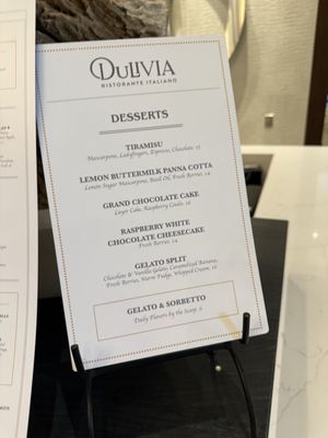 Menu photo 4 Dulivia Ristorante Italiano Springdale, UT Menu photo 4 Dulivia Ristorante Italiano Springdale, UT