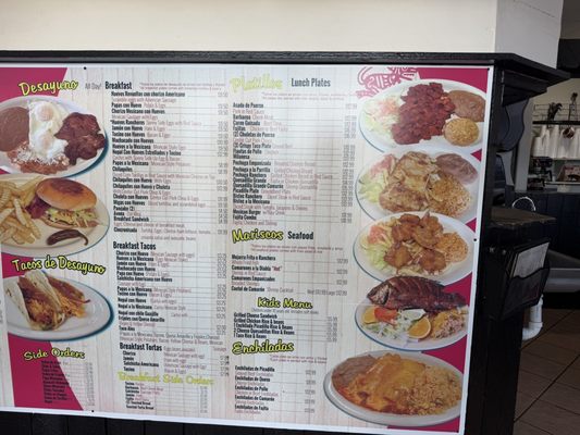 Menu photo 2 Indio's Taco House Houston, TX