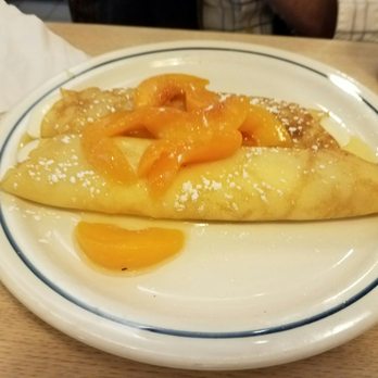 IHOP - Peach crepes - Breakfast & Brunch Near Me - Wisconsin Dells, Wisconsin