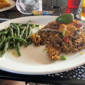 The Breezeway - Mahi over Dirty Rice - New American Near Me - Sanford, Florida The Breezeway - Mahi over Dirty Rice - New American Near Me - Sanford, Florida