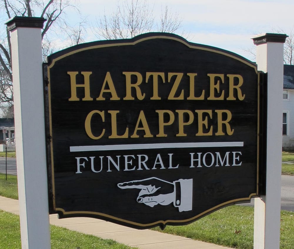HARTZLERCLAPPER FUNERAL HOME 101 W 4th, Brookston, Indiana Funeral