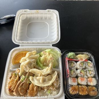 Yo Yo's - Chicken Teriyaki platter half order and dumplings! - Japanese Near Me - San Francisco, California Yo Yo's - Chicken Teriyaki platter half order and dumplings! - Japanese Near Me - San Francisco, California