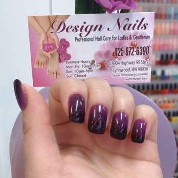 Design Nails - Ombre - Nail Salons Near Me - Lynnwood, Washington