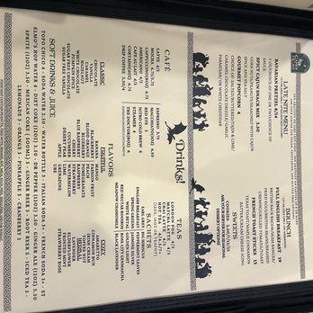 Emerald Tavern Games & Cafe - Menu - Coffee & Tea Near Me - Austin, Texas