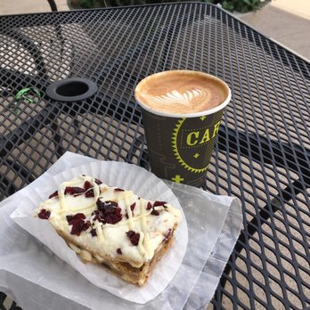 Cartel Roasting - Cookie bar and latte (actually a breve). - Coffee & Tea Near Me - Tucson, Arizona Cartel Roasting - Cookie bar and latte (actually a breve). - Coffee & Tea Near Me - Tucson, Arizona