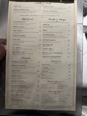 Menu photo 1 Aspens Signature Steaks Marietta, GA Menu photo 1 Aspens Signature Steaks Marietta, GA