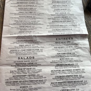 Buffalo Rose - Entrees and Salads - Bars Near Me - Golden, Colorado