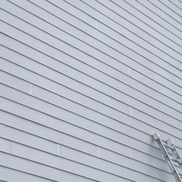Completely left out caulking on siding. Completely left out caulking on siding.
