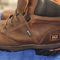 J&Q Consignment - Side view Timberline Pro work boots
