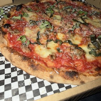 Checkerboard Pizza - Sausage pizza - Pizza Near Me - Troutdale, Oregon Checkerboard Pizza - Sausage pizza - Pizza Near Me - Troutdale, Oregon