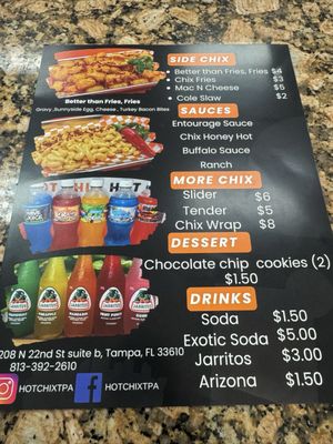 Menu photo 1 Hot Chix Tampa, FL