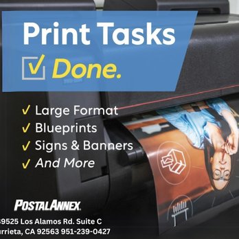 PostalAnnex - For all your printing needs. - Shipping Centers Near Me - Murrieta, California PostalAnnex - For all your printing needs. - Shipping Centers Near Me - Murrieta, California