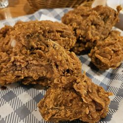 Cracker Barrel Old Country Store - This poor fried chicken was cooked to death