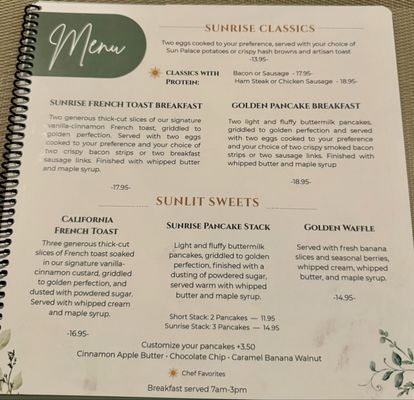 Menu photo 5 Sun Palace Gilroy, CA