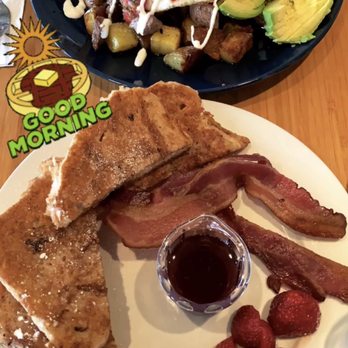 Toast - French Toast with bacon and special - New American Near Me - Portland, Oregon Toast - French Toast with bacon and special - New American Near Me - Portland, Oregon