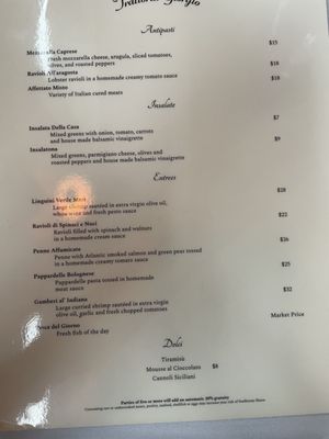 Menu photo 1 Trattoria Giorgio Greenville, SC Menu photo 1 Trattoria Giorgio Greenville, SC