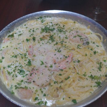 Jimmy Seas Pan Pasta - Shrimp Garlic Cream - Italian Near Me - Lincoln, New Hampshire Jimmy Seas Pan Pasta - Shrimp Garlic Cream - Italian Near Me - Lincoln, New Hampshire